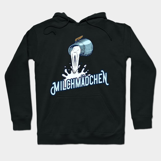 Milchmädchen Milchkanne Landwirtin Hoodie by Foxxy Merch